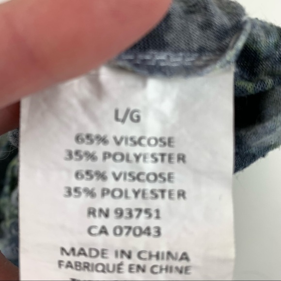 Cw Colour Works Floral Blinged out  T shirt - Picture 6 of 7